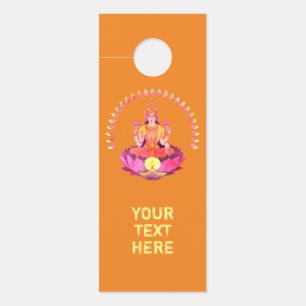 Happy Diwali - Deepalavi Lakshmi Goddess 1 Door Hanger