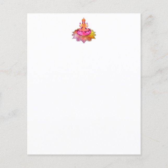 Happy Diwali - Deepalavi Lakshmi Goddess 4 (Front)