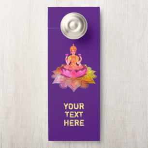 Happy Diwali - Deepalavi Lakshmi Goddess 4 Door Hanger