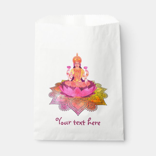 Happy Diwali - Deepalavi Lakshmi Goddess 4 Favour Bag (Front)