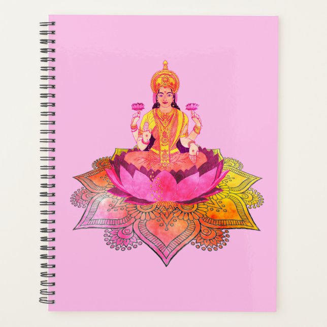 Happy Diwali - Deepalavi Lakshmi Goddess 4 Planner (Front)