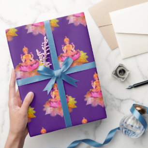 Happy Diwali - Deepalavi Lakshmi Goddess 4 Wrapping Paper