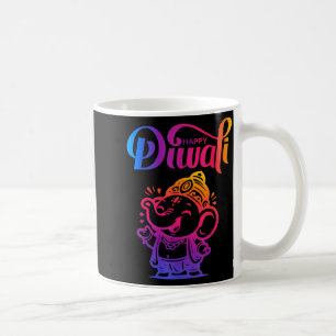 Happy Diwali Deepavali Hindu Indian Festival Of Li Coffee Mug