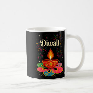 Happy Diwali Deepavali Hindu Indian Festival Of Li Coffee Mug