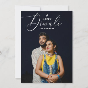 Happy Diwali. Elegant festival of lights. India Holiday Card