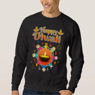 Happy Diwali For Kids Deepavali Wishes Festival O Sweatshirt