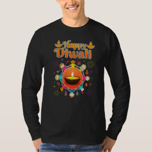 Happy Diwali for Kids Deepavali Wishes Festival o T-Shirt