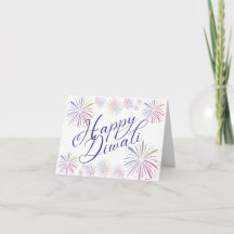 Happy Diwali Greeting Card