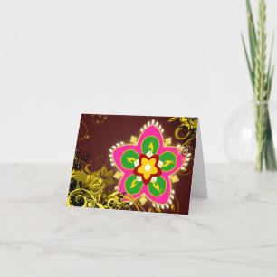 happy diwali : hi-fi rangoli card