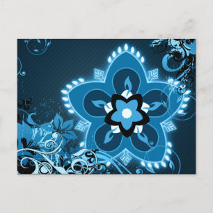 happy diwali hi-fi rangoli postcard