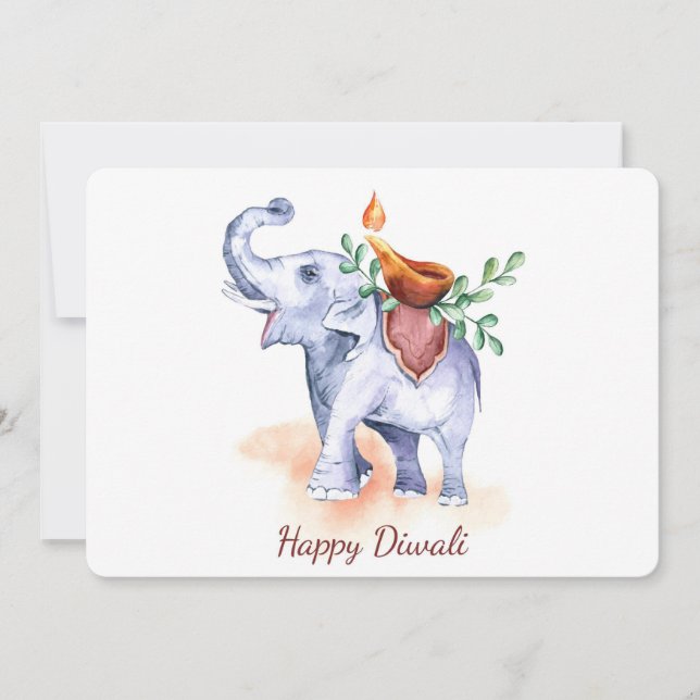 Happy Diwali Holiday Card (Front)