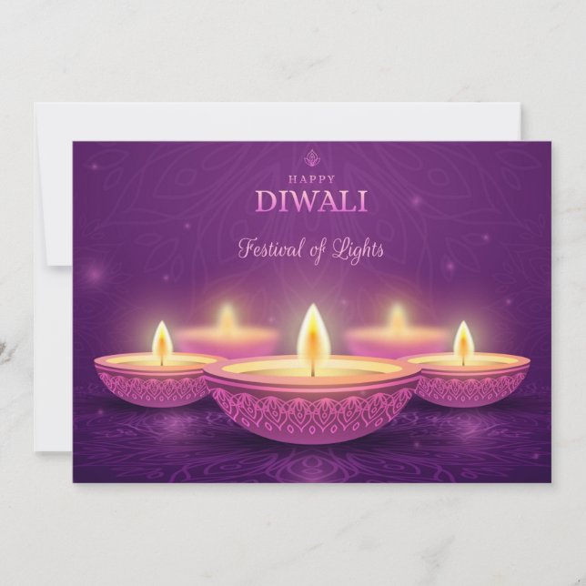 Happy Diwali Holiday Card (Front)