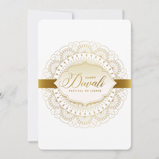 Happy Diwali Holiday Card (Front)