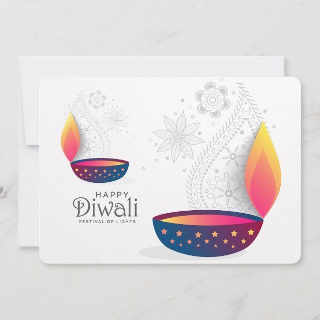 Happy Diwali Holiday Card (Front)