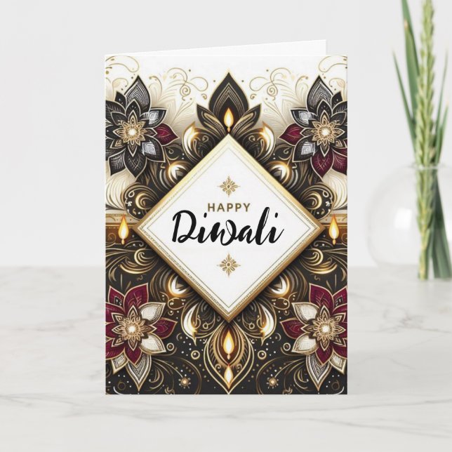 Happy Diwali Holiday Card (Front)