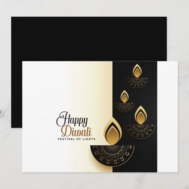 Happy Diwali Holiday Card (Front/Back)