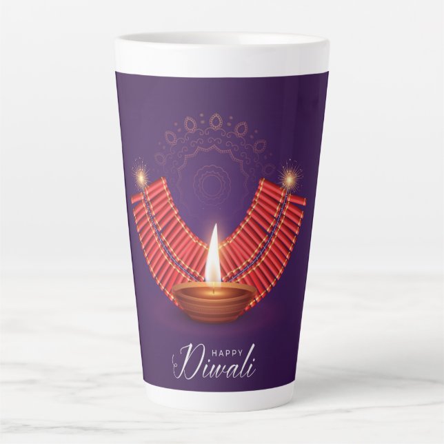 Happy Diwali Latte Mug (Front)