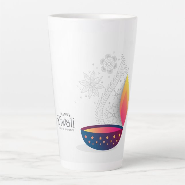 Happy Diwali Latte Mug (Front)