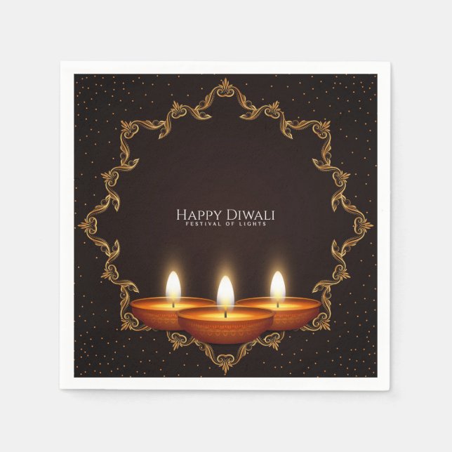 Happy Diwali Napkins (Front)