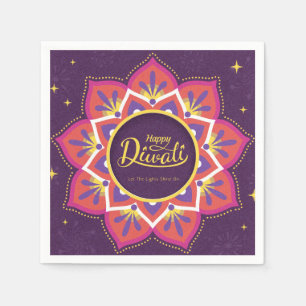 Happy Diwali  Paper Plate Napkin