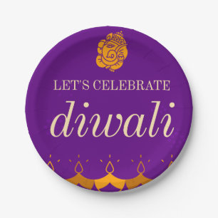 HAPPY DIWALI PARTY PAPER PLATE