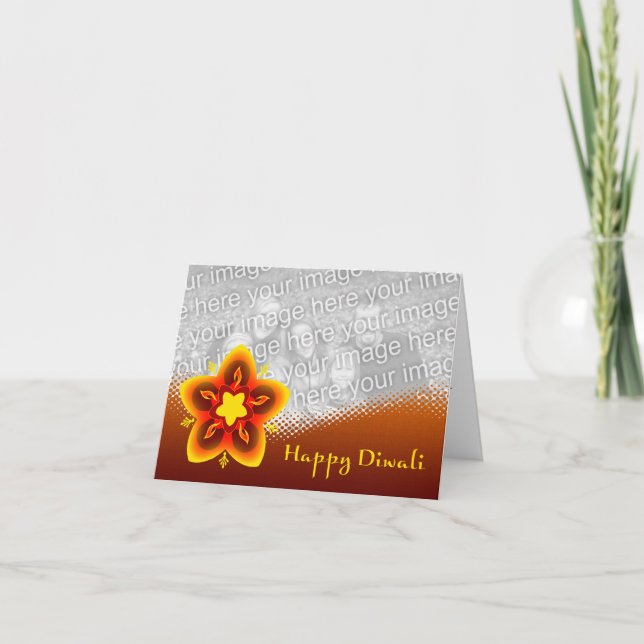 happy diwali photo card (Front)