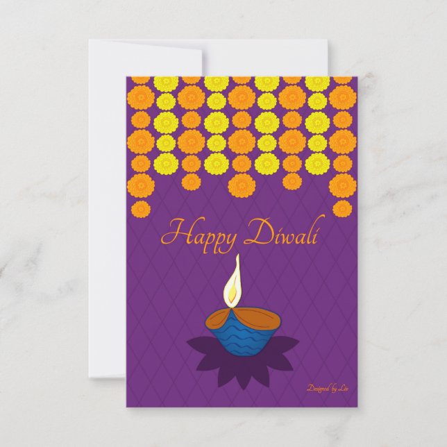 Happy Diwali postcard (Front)