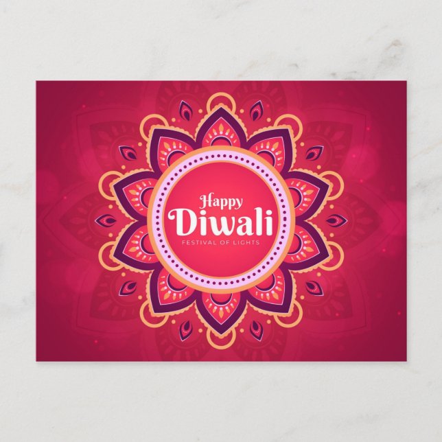 Happy Diwali Postcard (Front)
