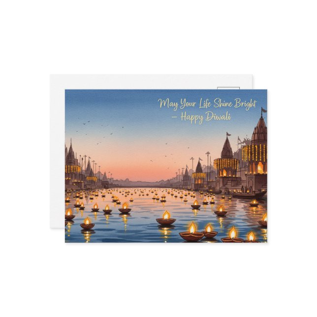 Happy Diwali  Postcard (Front/Back In Situ)