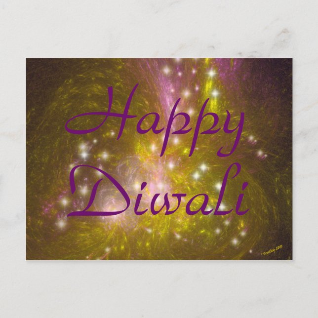 Happy Diwali postcard. Postcard (Front)