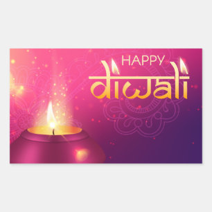 Happy Diwali Rectangular Sticker
