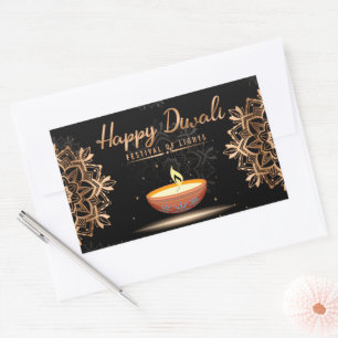 Happy Diwali Rectangular Sticker