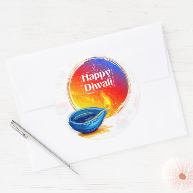 Happy Diwali sticker (Envelope)