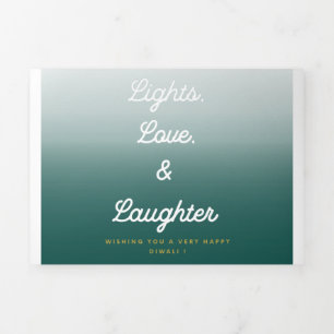 Happy Diwali Tri-Fold Holiday Card