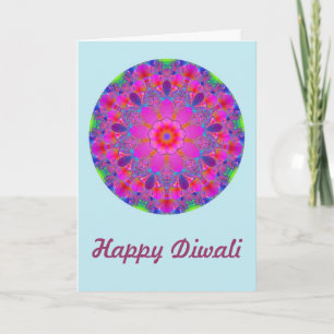 Happy Diwali with mantra custom text Card