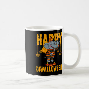 Happy Diwalihalloween Halloween Diwali Coffee Mug