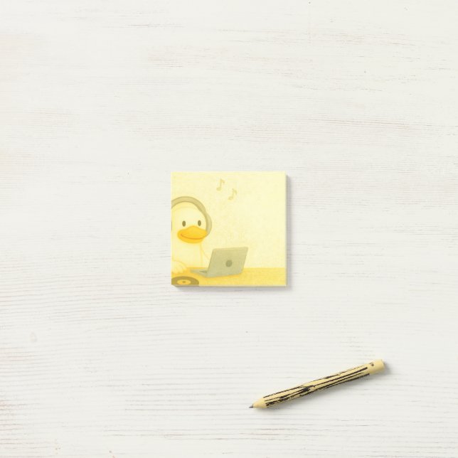 Happy DJ  Post-it Notes (On Desk)