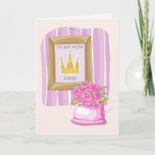 Happy Doctors' Day. Spring Flowers Card