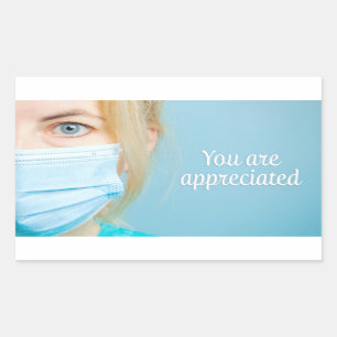 Happy Doctors Day You Are Appreciated Rectangular Sticker