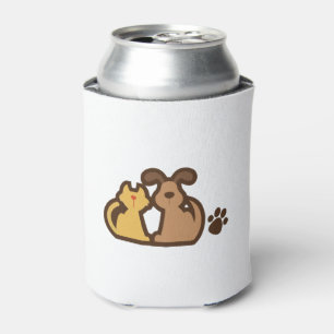 Happy Dog And Cat Can Cooler