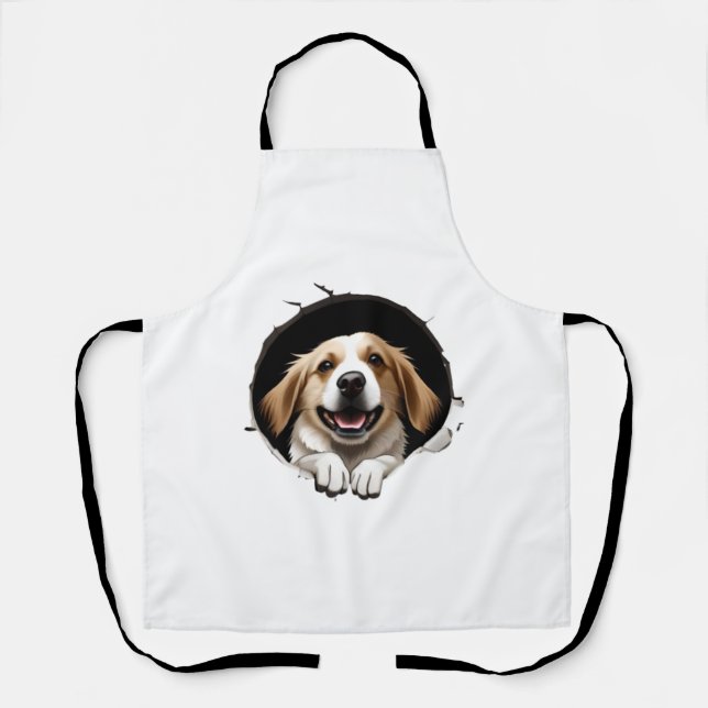 Happy dog   apron (Front)