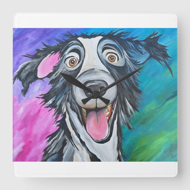 HAPPY DOG Clock (Front)