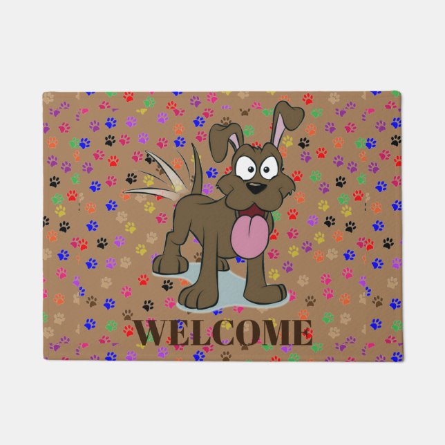 Happy Dog Door Mat (Front)