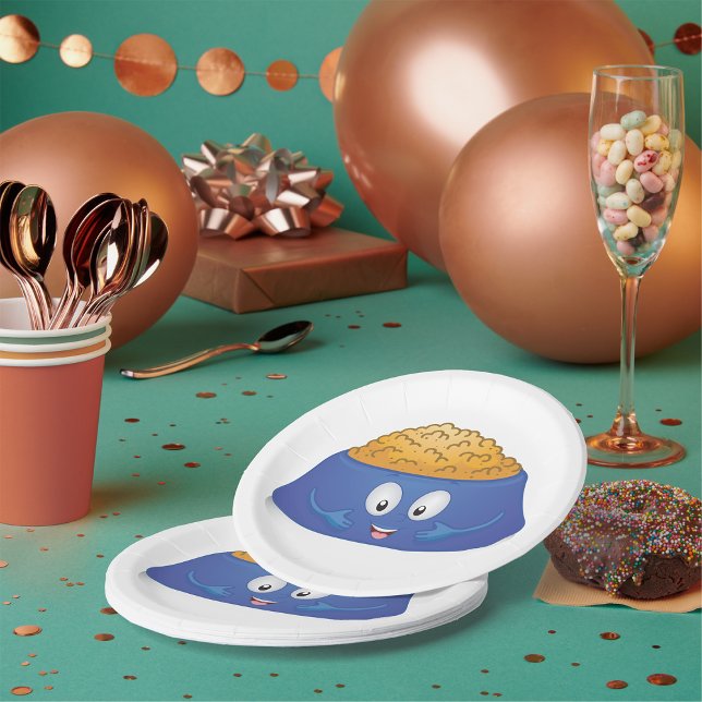 Happy Dog Food Paper Plate (Creator Uploaded)