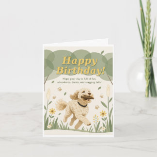 Happy Dog Happy Birthday Card