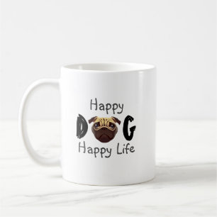Happy Dog Happy Life Coffee Mug