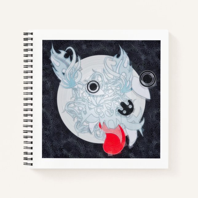 Happy Dog Notebook (Front)