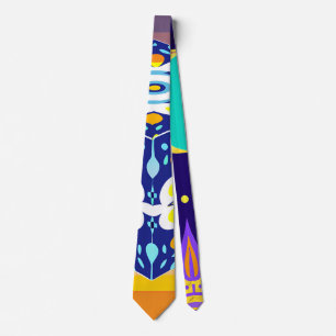 Happy Dog Portrait Tie