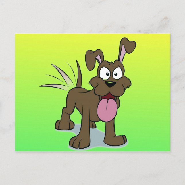 Happy Dog Postcard (Front)