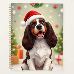 🎁Happy Dog Santa Hat Christmas Planner Gift ✨